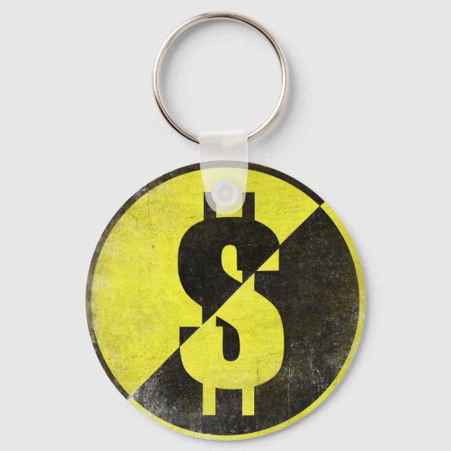 Keychain with Cool Anarcho-Capitalist Flag (Front)