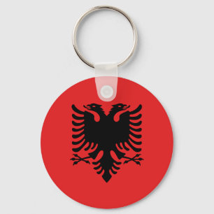 Keychain with Flag of Albania