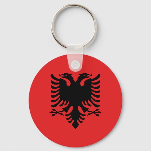 Keychain with Flag of Albania