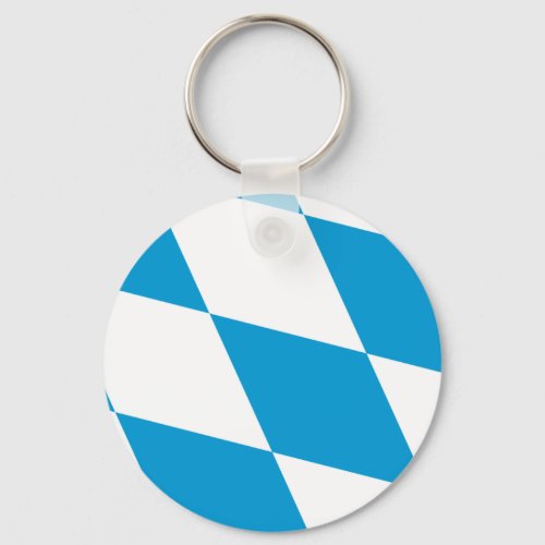 Keychain with Flag of Bavaria Germany