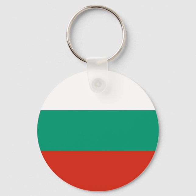 Keychain with Flag of Bulgaria (Front)
