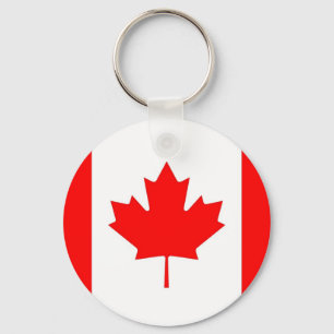 Keychain with Flag of Canada