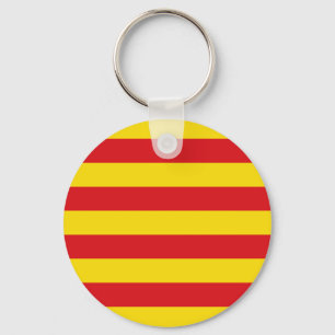 Keychain with Flag of Catalonia