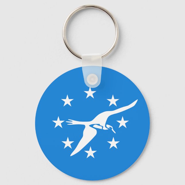 Keychain with Flag of Corpus Christi, USA (Front)