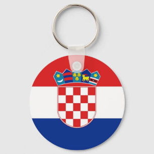 Keychain with Flag of Croatia