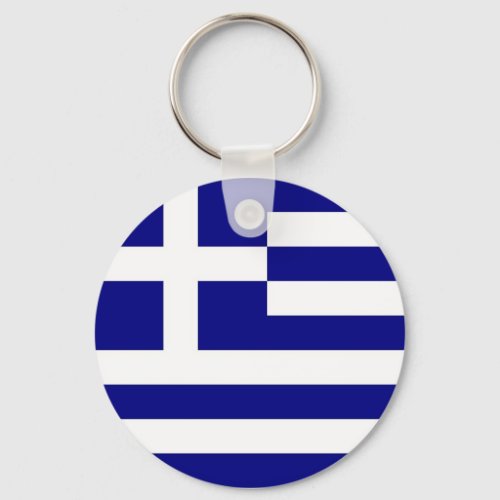 Keychain with Flag of Greece