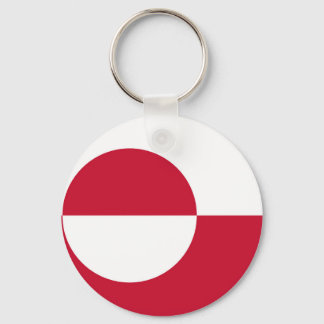 Keychain with Flag of Greenland