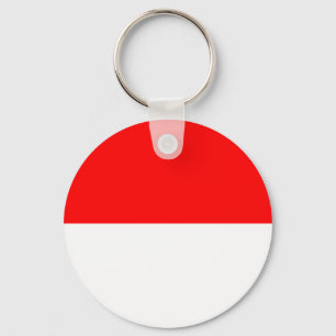 Keychain with Flag of Indonesia