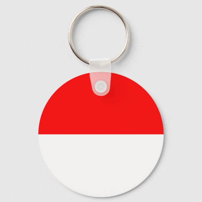 Keychain with Flag of Indonesia (Front)