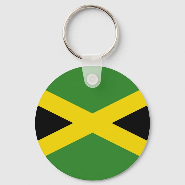 Keychain with Flag of Jamaica (Front)