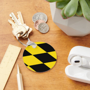 Keychain with Flag of Munich, Germany