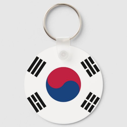 Keychain with Flag of South Korea