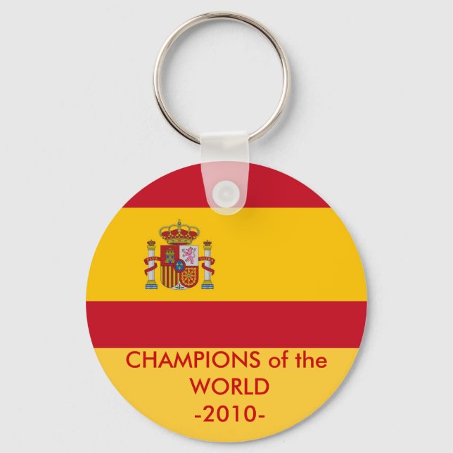 Keychain with Flag of Spain (Front)