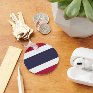 Keychain with Flag of Thailand