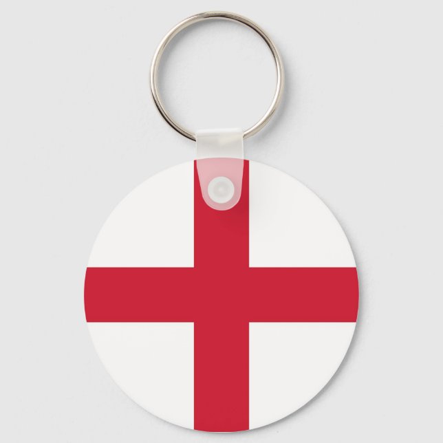 Keychain with Flag of the England United Kingdom (Front)