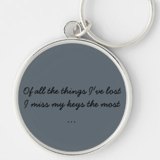 keychain with funny message