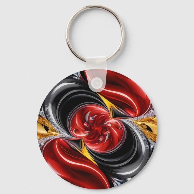 Keychain with German Colors Design (Front)