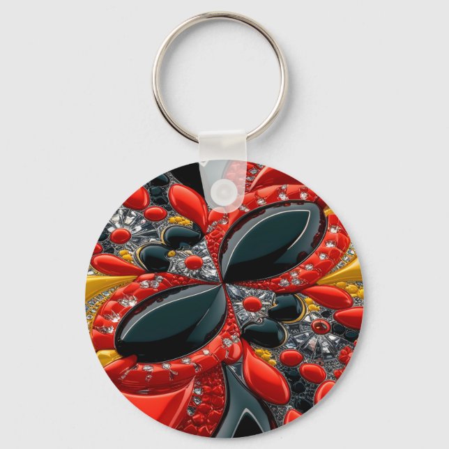 Keychain with Germany Colors Design (Front)