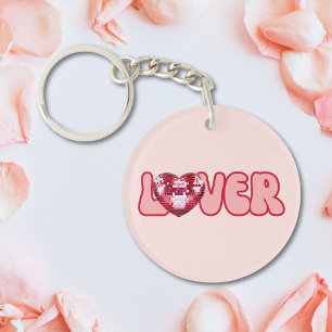 Keychain with Heart and Love Design