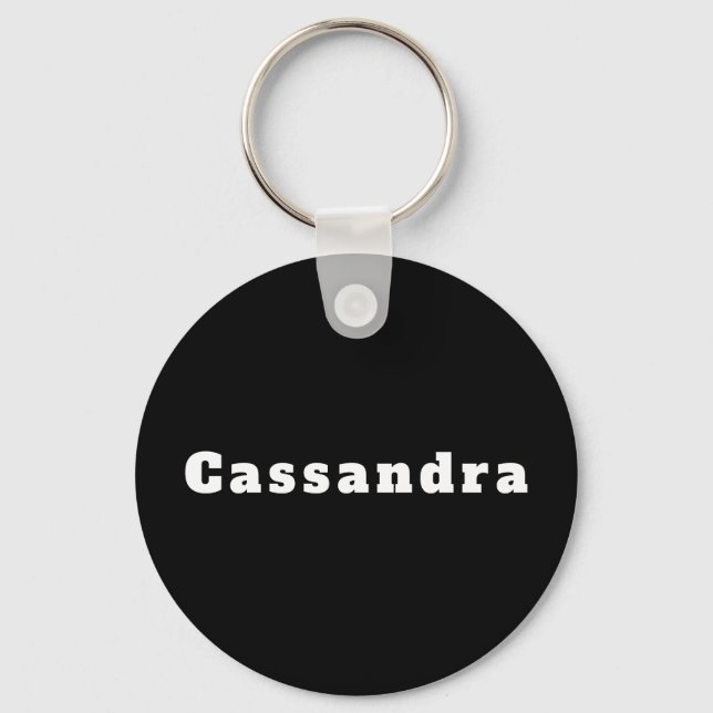 Keychain with name Cassandra (Front)
