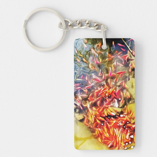 Keychain with nature design (Front)
