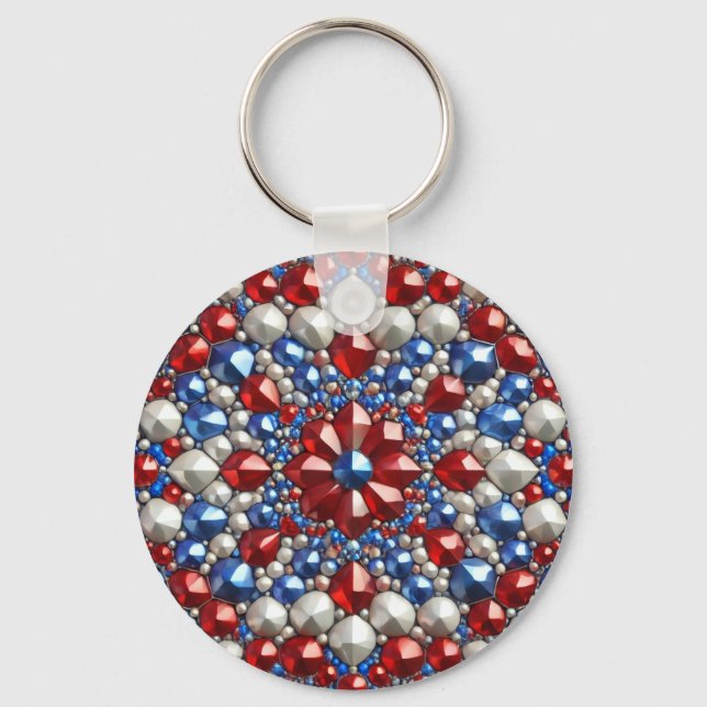 Keychain with Netherlands Colors Design (Front)