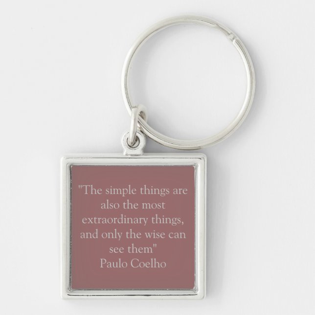 Keychain with Quote (Front)