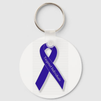 Keychain with the Indigo Ribbon Logo