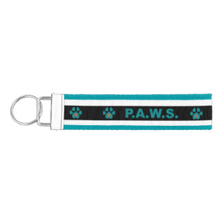 Keychain with the PAWS 4Community logo