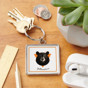 Keychain-Yellowstone Bear Keychain