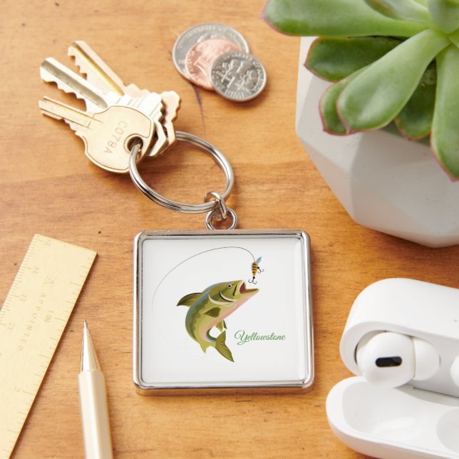 Keychain-Yellowstone Fishing Keychain (Desk)