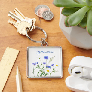 Keychain-Yellowstone Wildflowers Keychain
