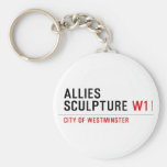 allies sculpture  Keychains