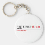 First Street  Keychains