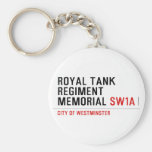 royal tank regiment memorial  Keychains