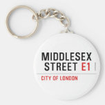MIDDLESEX  STREET  Keychains