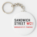 Sandwich Street  Keychains