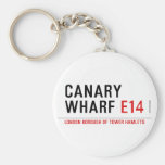 CANARY WHARF  Keychains