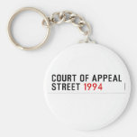 COURT OF APPEAL STREET  Keychains