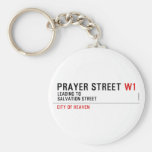 Prayer street  Keychains