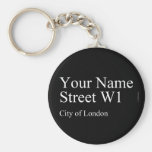 Your Name Street  Keychains