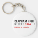 CLAPHAM HIGH STREET  Keychains