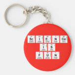 Science
 is 
 fun  Keychains