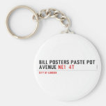 Bill posters paste pot  Avenue  Keychains