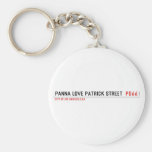 panna love patrick street   Keychains