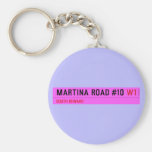 Martina Road #10  Keychains