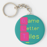 Game
 Letter
 Tiles  Keychains
