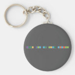 Keep calm and love mitchell  Keychains