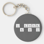 I Love
 K Ar I  Keychains