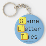 Game
 Letter
 Tiles  Keychains